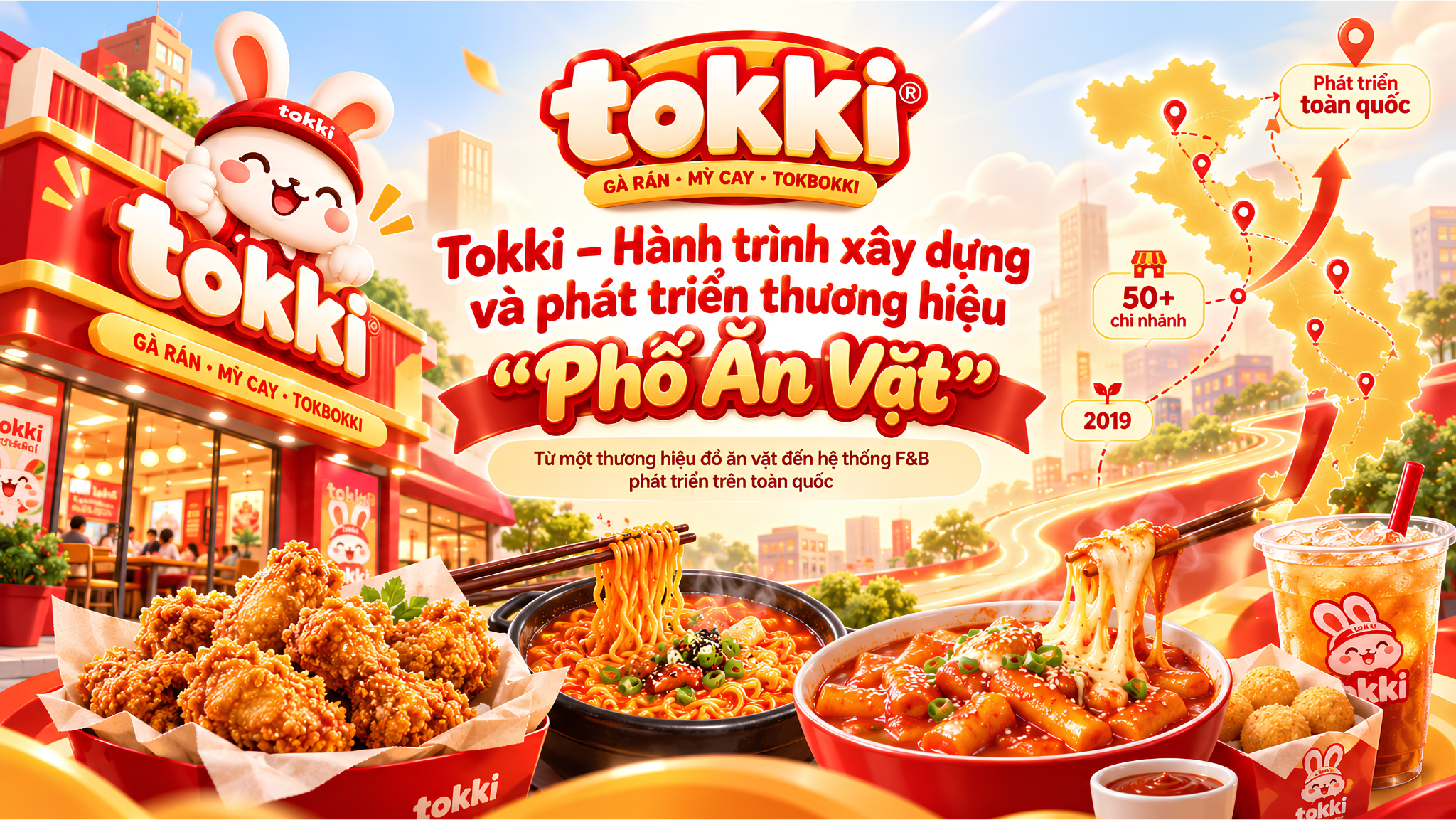 Tokki – Hành trình xây dựng và phát triển thương hiệu "Phố Ăn Vặt"